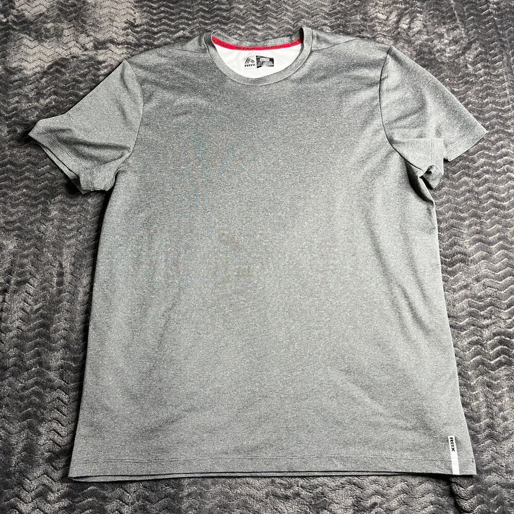 RBX Xtrain T-Shirt Mens XL Gray Activewear Pullover Short Sleeve Crew Neck